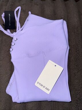 Year of Ours Lavender Ribbed Leggings